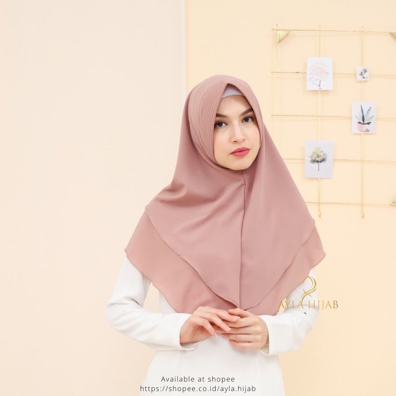 KHIMAR PET 2 LAYER / JILBAB DUA LAYER / JILBAB INSTAN / HIJAB INSTAN / JILBAB DAILY INSTAN / KERUDUNG INSTAN / JILBAB PET