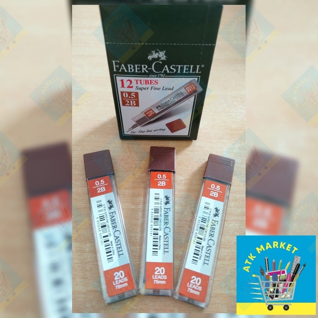 

Refill / Isi Pensil Mekanik Faber Castell ® 2B - 0.5mm