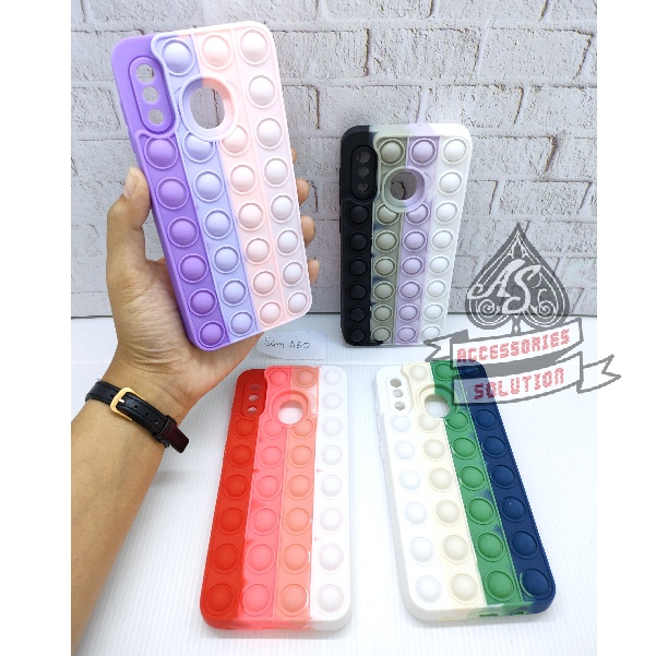 SILICONE CASE POP IT REDMI NOTE 8 PRO - CASE PENGHILANG STRESS PUSH IT