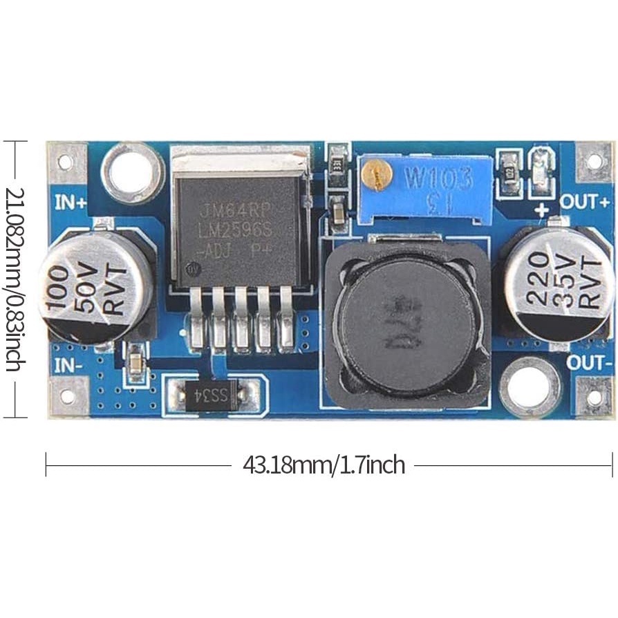 LM 2596 DC-DC Converter Step Down Voltage Regulator Baru