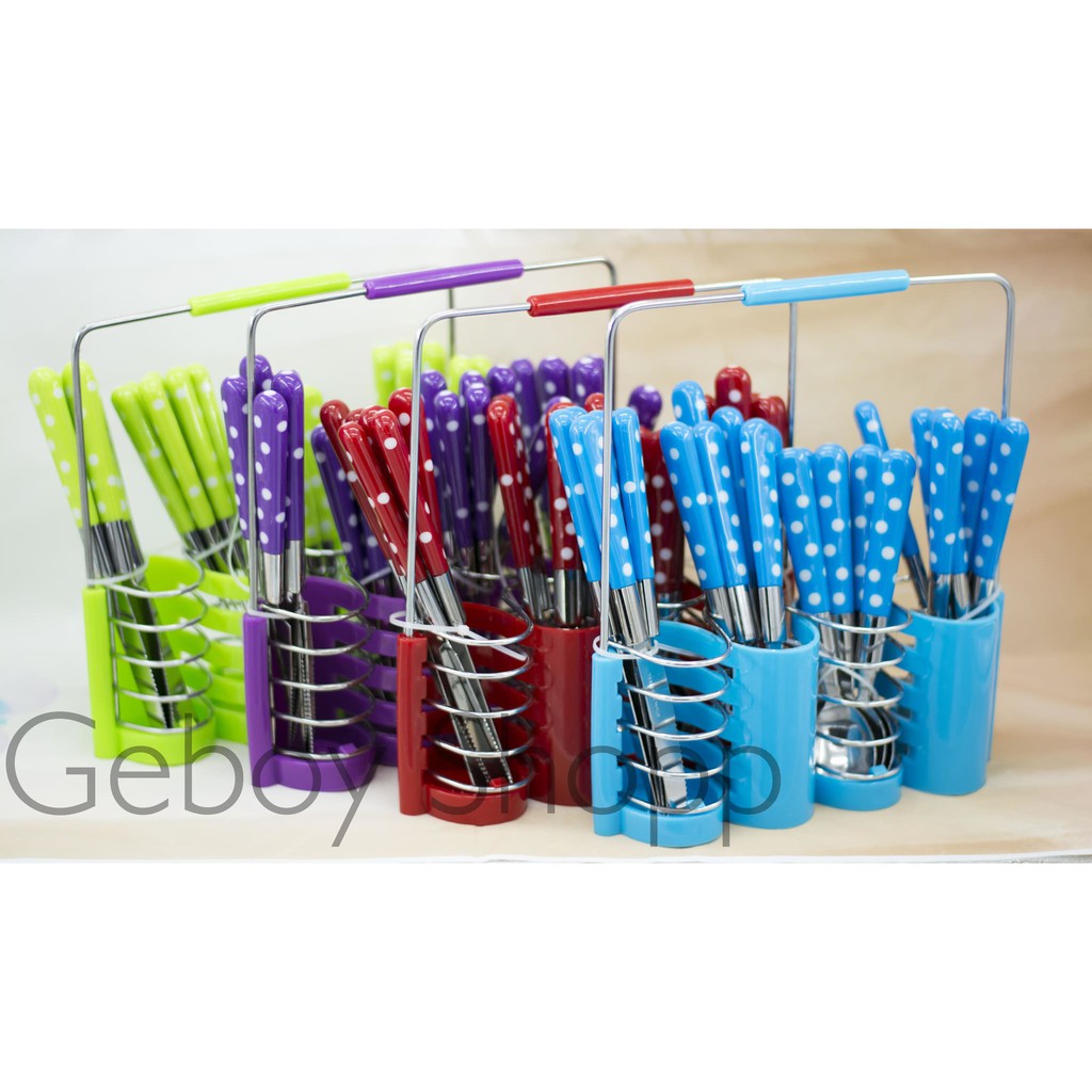 Sendok Set Stainless Steel Peralatan Makan Dapur Rumah Tangga