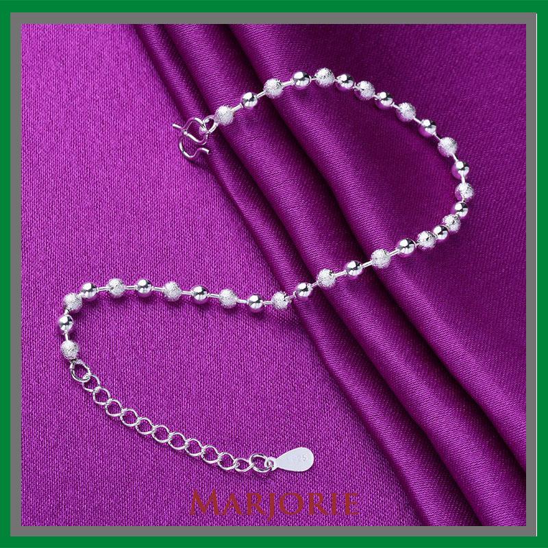 Gelang Rantai Bahan 925 Silver Untuk Wanita-MJD