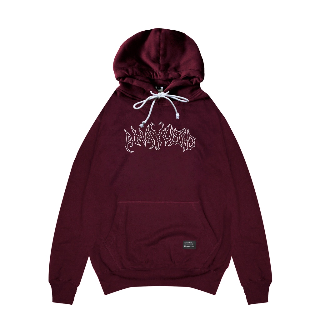 anayusid | jaket pullover hoodie red maroon | inspired red  | jm20150102002