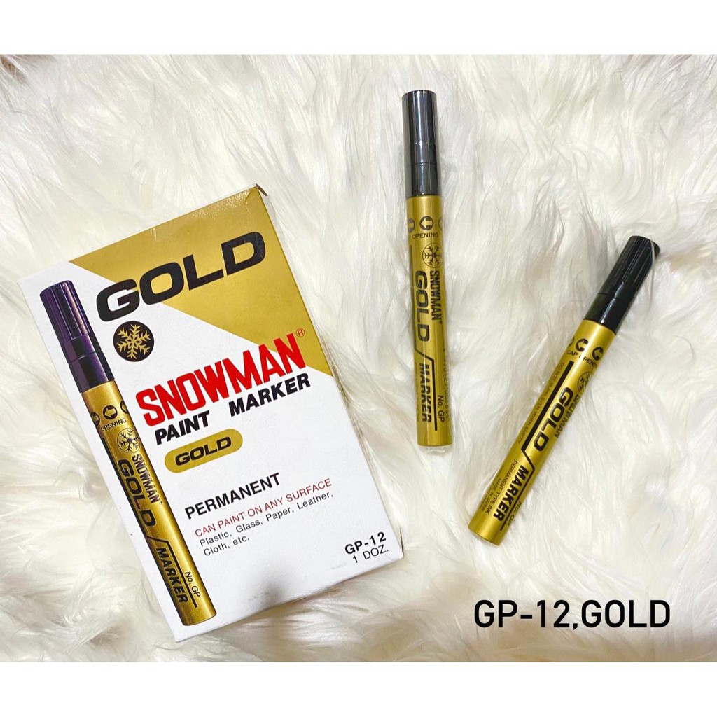 

SNOWMAN GOLD PAINT MARKER 2.5mm GP-12