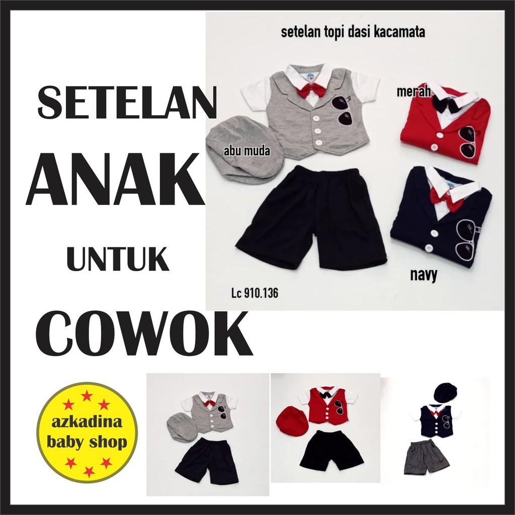 Setelan cowok | setelan baju bayi cowok | baju cowok murah | baju bayi lucu | baju bayi