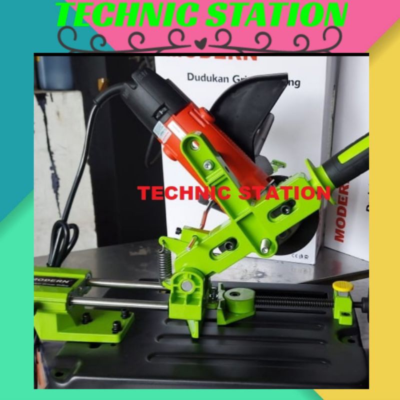 SLIDING wide cutting grinder stand holder miter dudukan gerinda MODERN