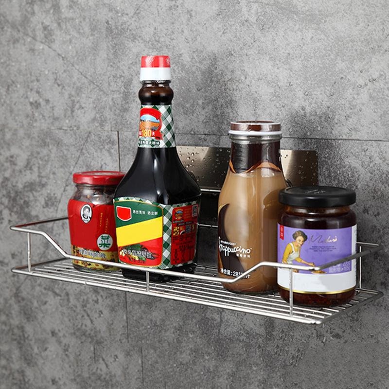 Rak Gantung Gantungan Kamar Mandi Sabun Sampo Dekorasi Premium Berkualitas Bahan Stainless Steel Tebal Kuat Kokoh Rak Botol Rak Dapur Ruang Kamar Serbaguna Anti Karat Bathroom Organizer Rack