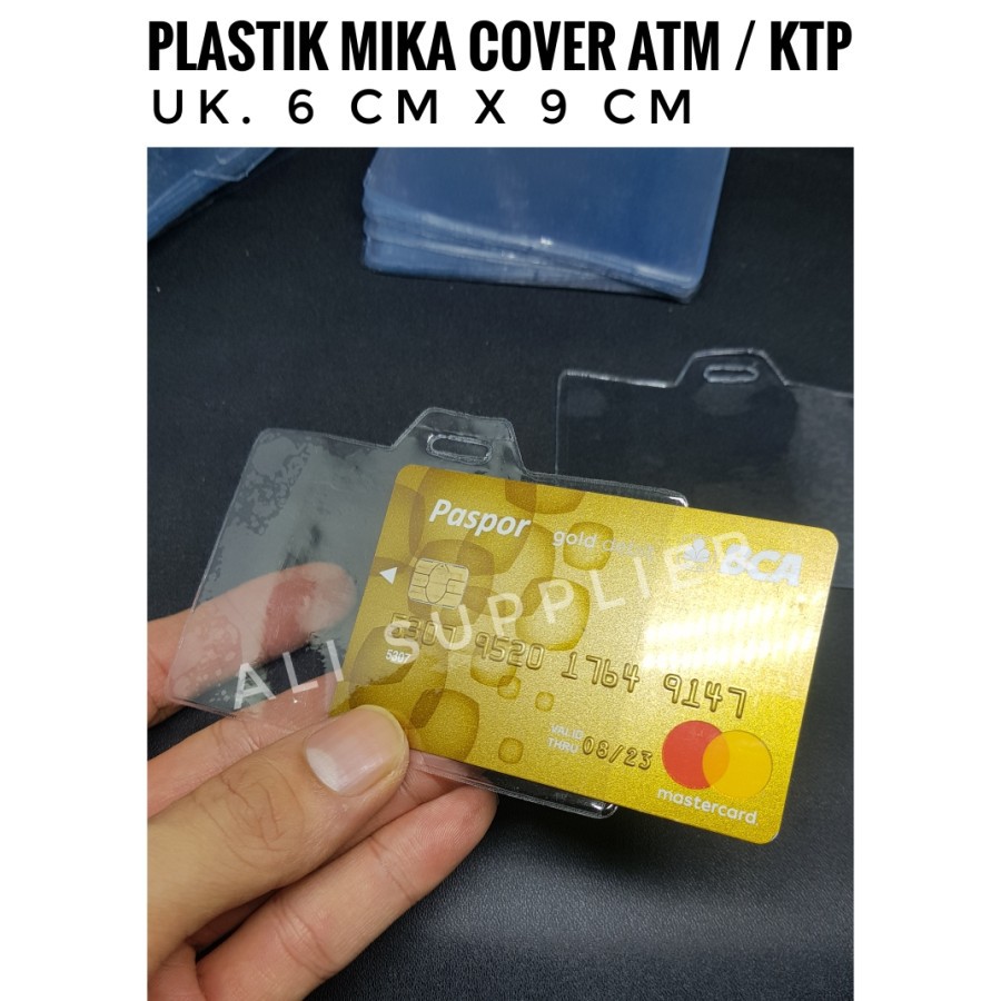 PLASTIK ID CARD ATM / KTP 6 X 9