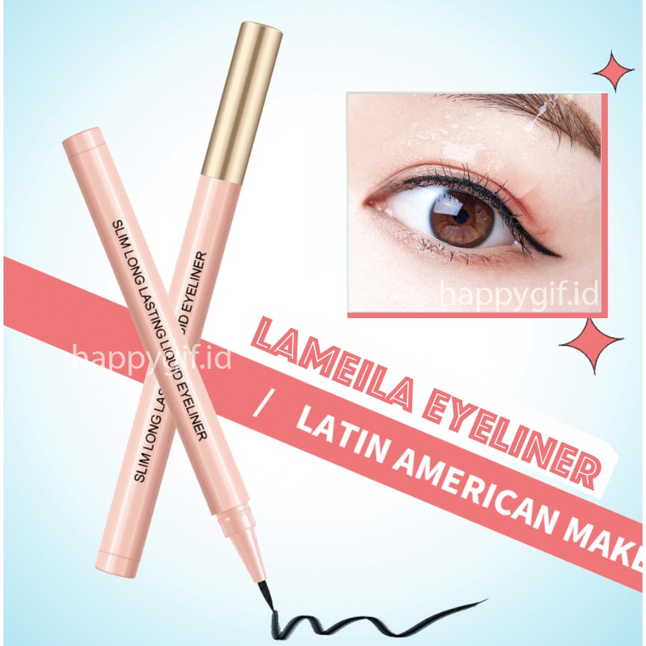 LAMEILA Eyeliner Mata Pink Gold Tahan Air Waterproof LA133 843