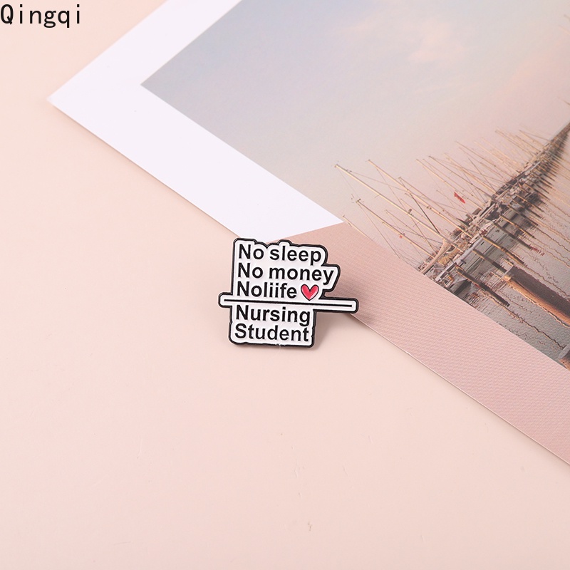 Bros Pin Enamel Desain Quotes Perawat Untuk Tas Pakaian