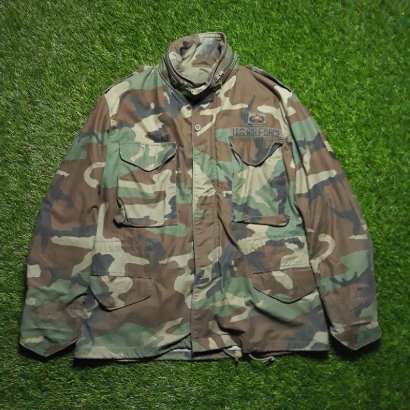 jaket parka m65 woodland