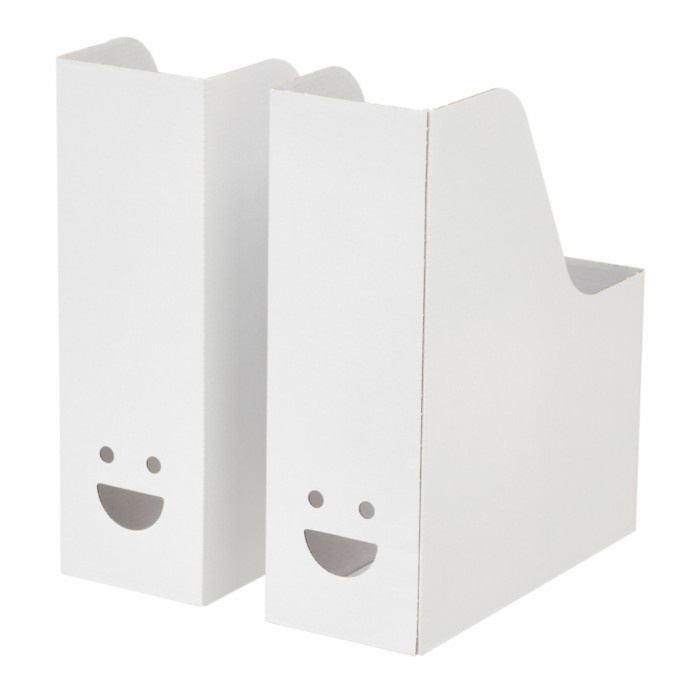 

File-Box- Baru !! Box File Isi 2Pc Warna Putih Bahan Karton File Utk Surat -Box-File.