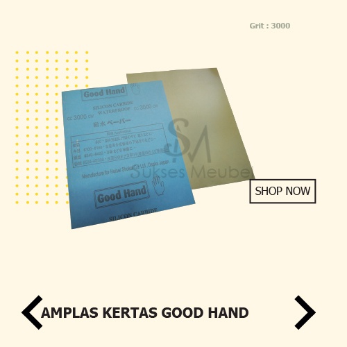 GRIT 3000 - AMPLAS KERTAS GOOD HAND