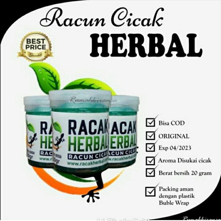 Racun Cicak Herbal Paling ampuh/Racun Cicak &amp; Tokek/Racun Cicak Racak