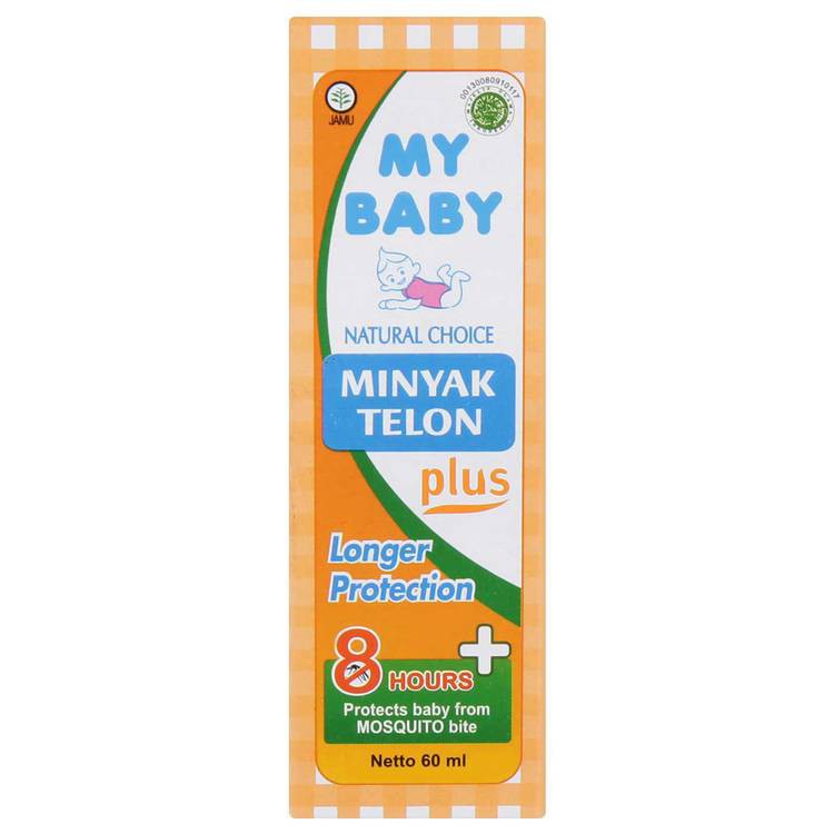 My Baby Minyak Telon Plus Longer Protection 60ml - Minyak Telon Anti Nyamuk