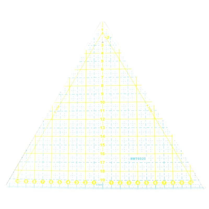 

Penggaris Jahit - Penggaris Quilting Dan Patchwork Segitiga Sama Sisi MT-6020 Best Seller