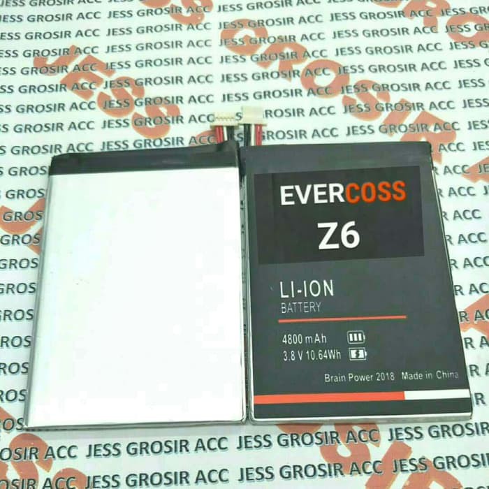 Baterai Battery Original Double Power EVERCOSS Cross Z6 Winner Z Extra , advan S6C