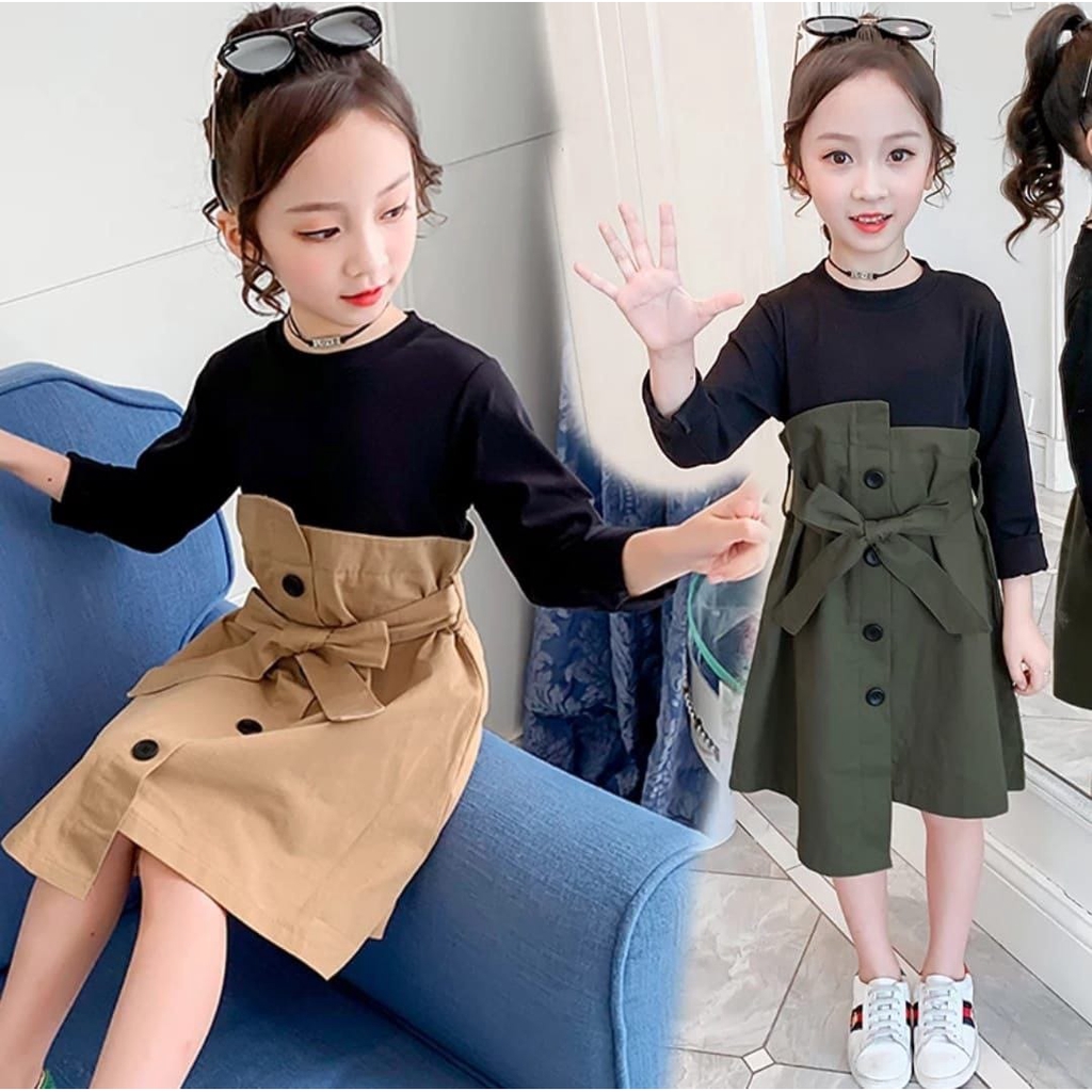 [kid chepi568 RO]Jumpsuit anak perempuan katun varian warna