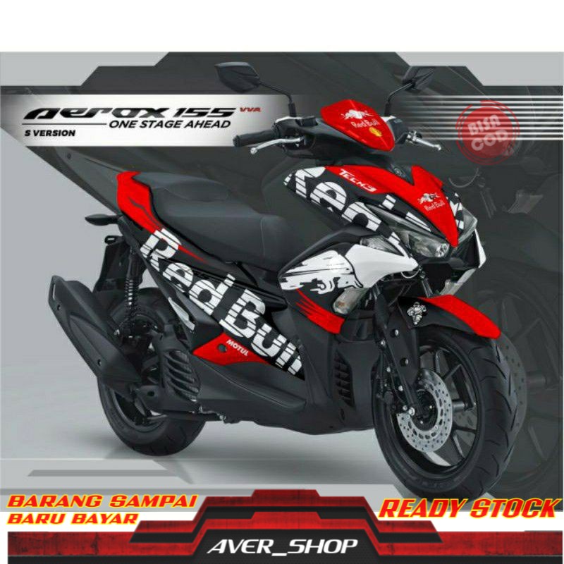 Decal aerox 155 full body bahan laminasi glossy dan doff Sticker motor aerox full variasi murah