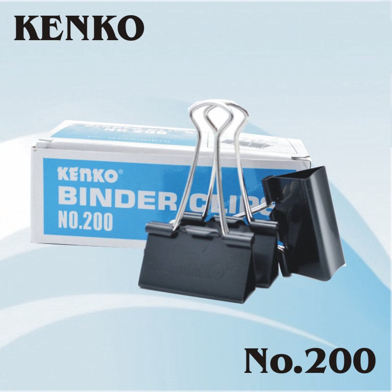 

Jepitan kertas / Binder Clip KENKO No.200 1 5/8" ( 41 mm ) WIDTH