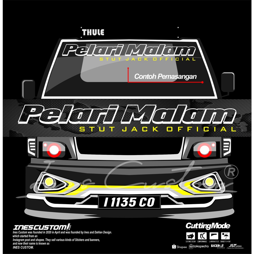 STIKER KACA L300 STIKER L300