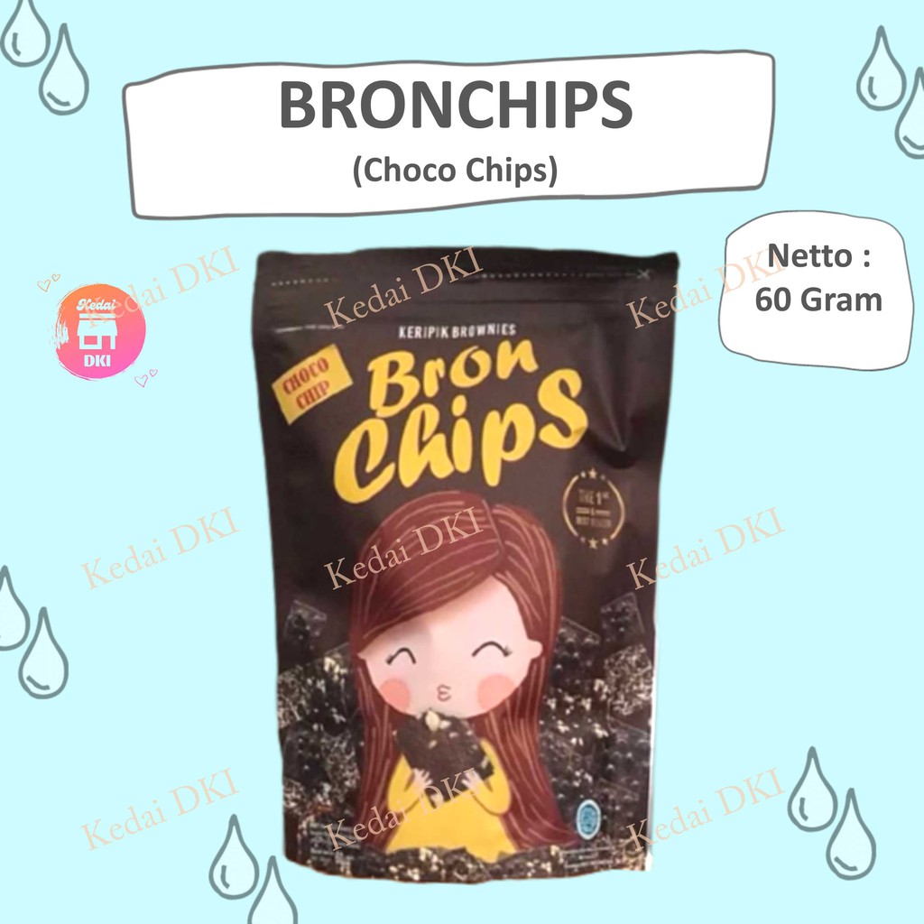 

Keripik Brownies BRONCHIPS - CHOCO CHIPS