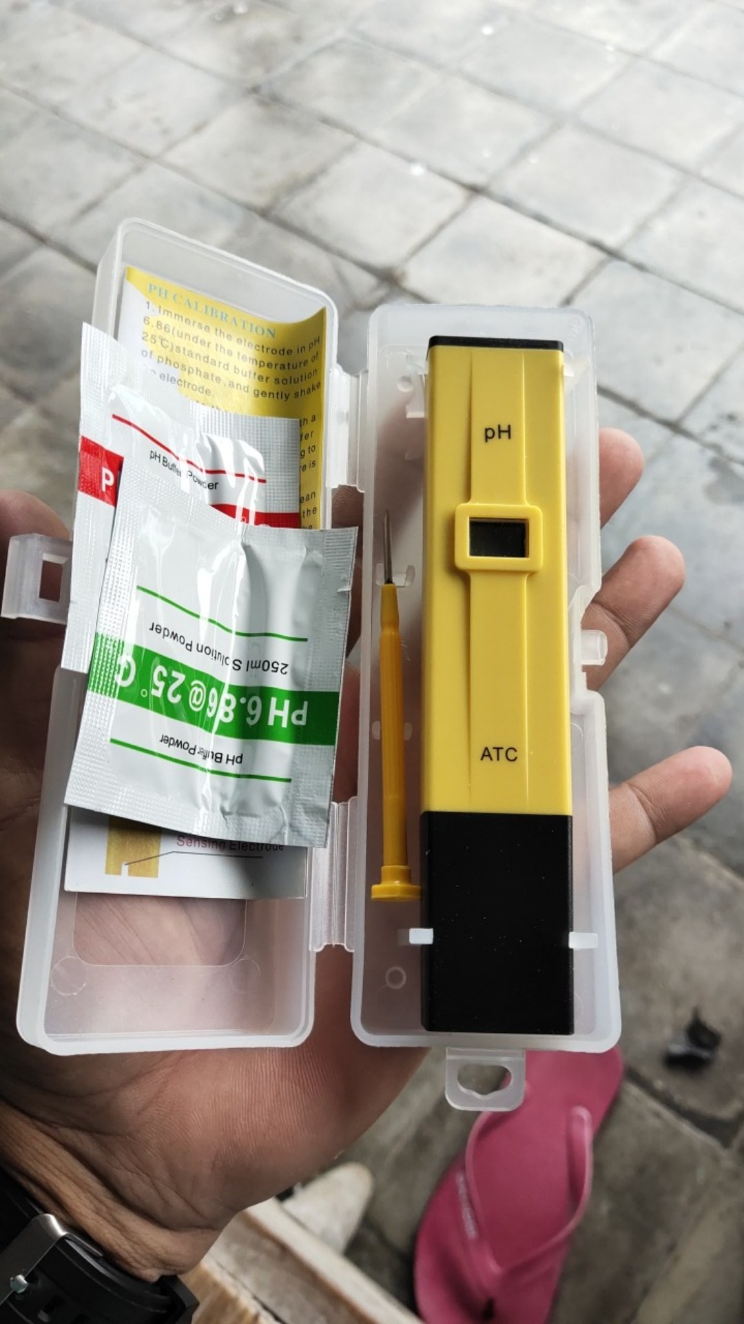 Ph Meter Air Alat Ukur Air/ Hidroponik Dan Kolam Ikan [ph-009(i)a]