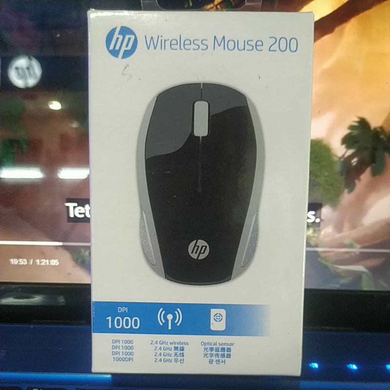 Mouse wireless HP wm200
