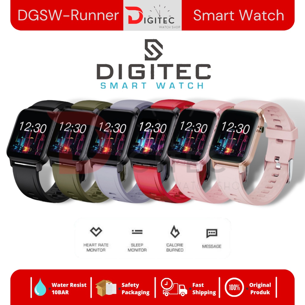 Jam Tangan DIGITEC Smart Watch DG-SW-Runner/DGSW Runner/SW Runner/Smart Watch Digitec Runner Origina
