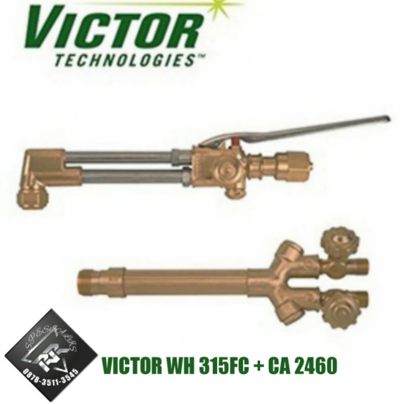 original victor cutting torch 315 fc + ca 2460 stang las victor