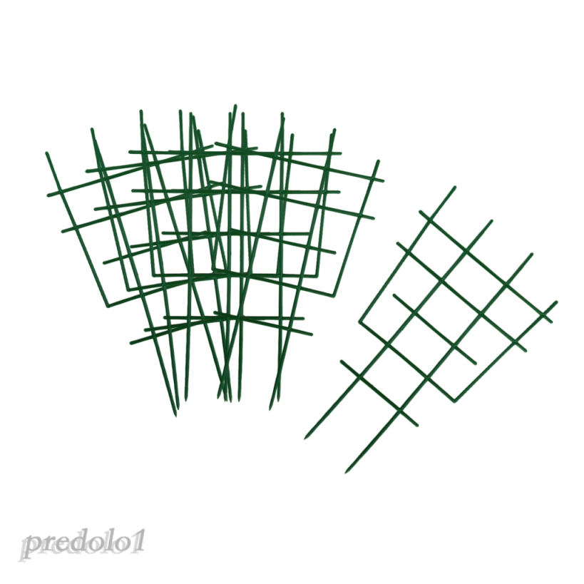 12pcs Trellis Penyangga Tanaman Rambat Mini Tahan Lama Untuk Taman Diy