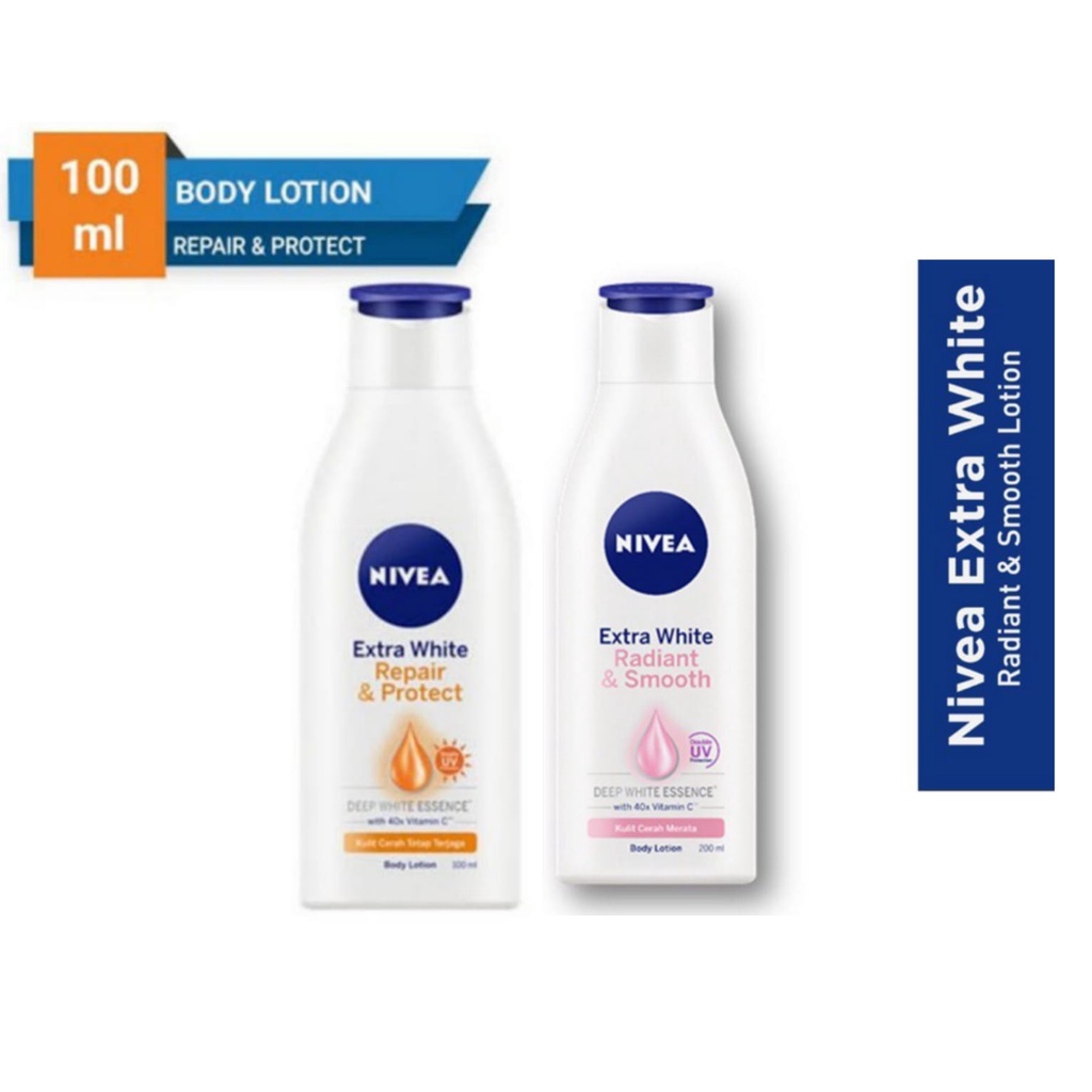 NIVEA Extra White Body Lotion 100ml BPOM TERBARU!!