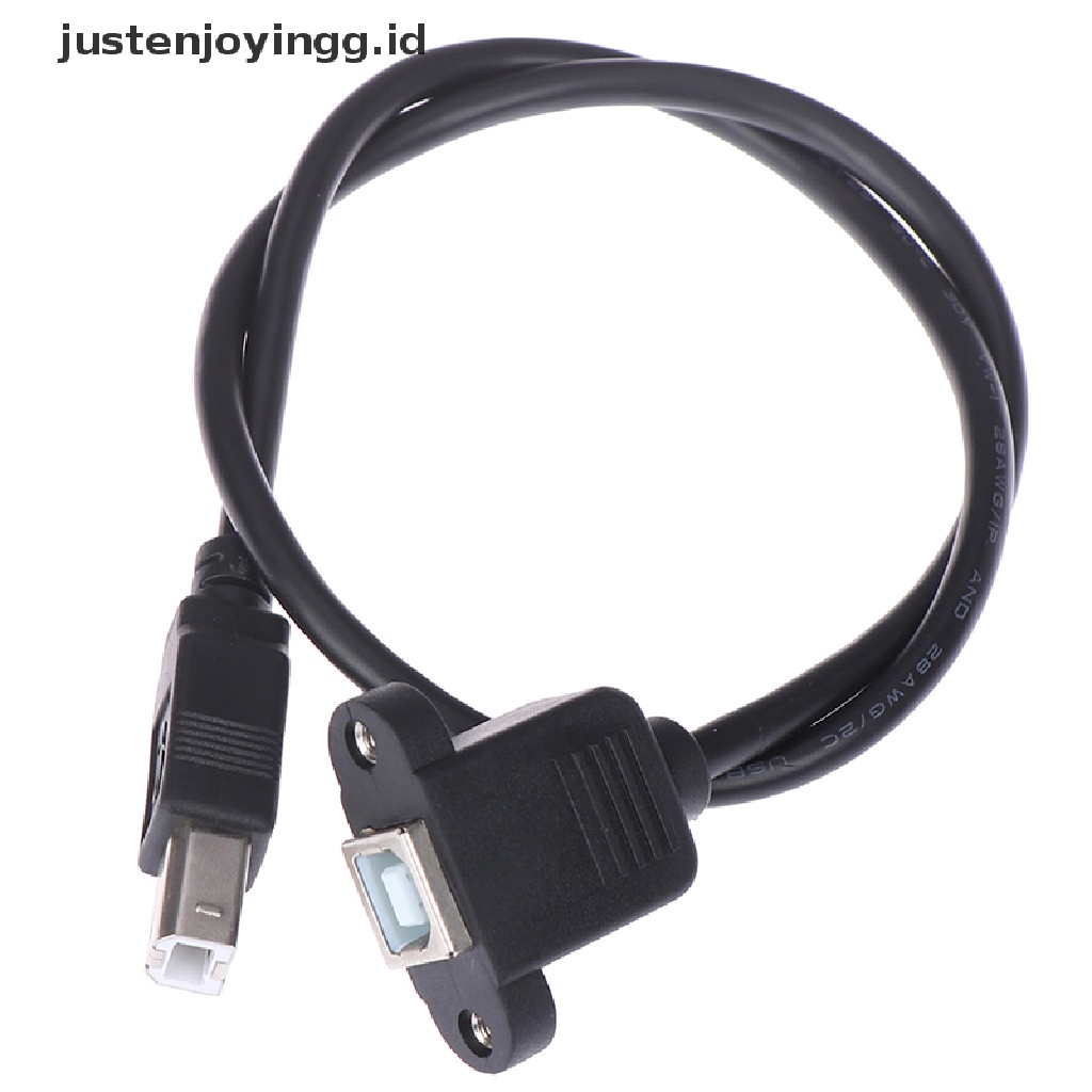 Kabel Extension USB 2.0 Tipe B Male Ke Tipe B Female Dengan Panel Mount Untuk Printer