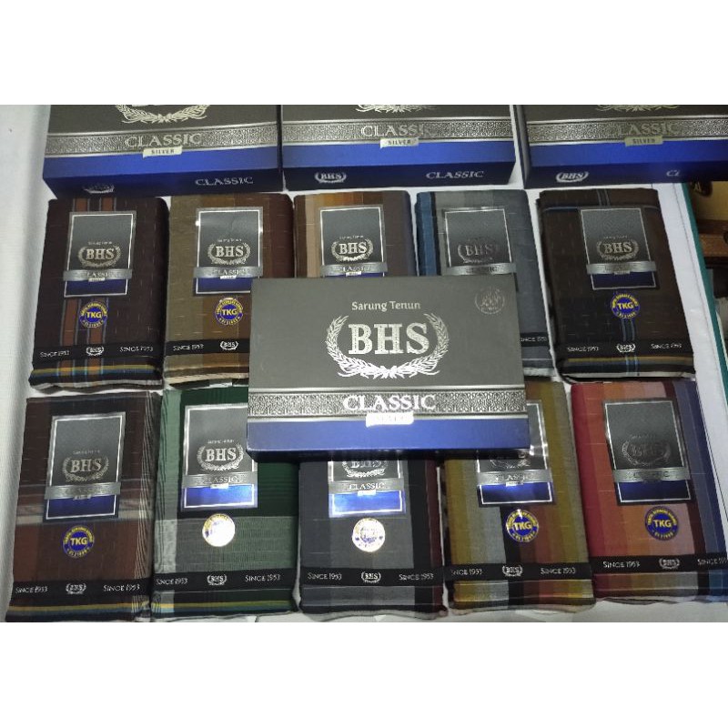 Sarung BHS Silver Classic TKG Tumpal Kembang Gerimis