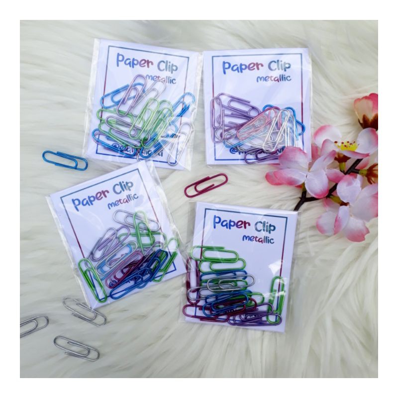 

Paper Clip metallic | penjepit file metalik