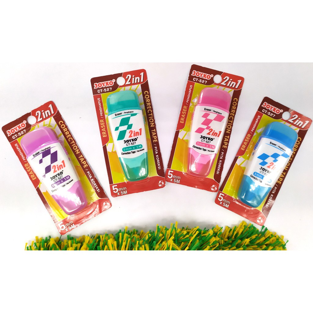 

JOYKO Correction tape Penghapus CT-527 ( 2 in 1)
