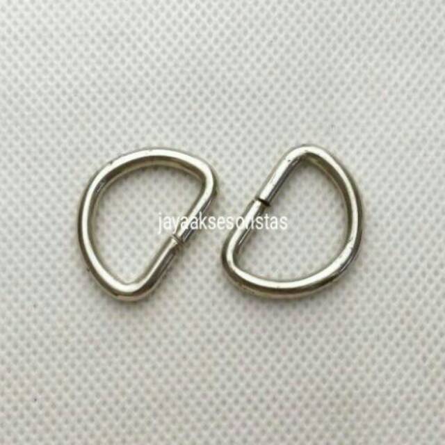 Ring D nikel tas 2.0 cm murah