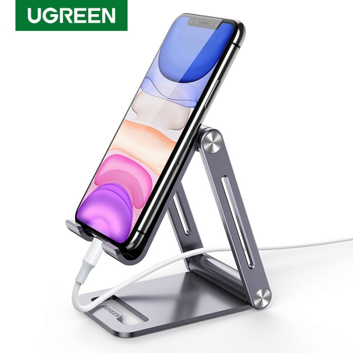 UGREEN Phone Stand Holder Foldable Dudukan HP Lipat Metal Desktop