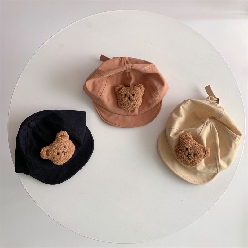 Bear hat topi bayi anak beruang / teddy topi