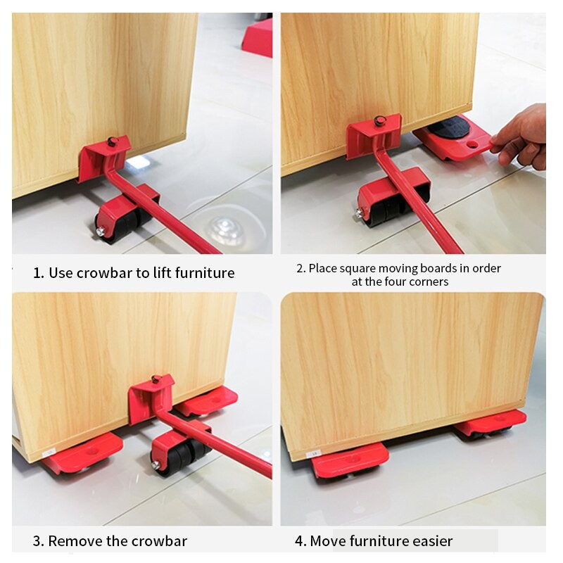 Forklift Dongkrak Mebel Alat Bantu Angkat Barang Berat Pindah Sofa Furniture Moving Tools