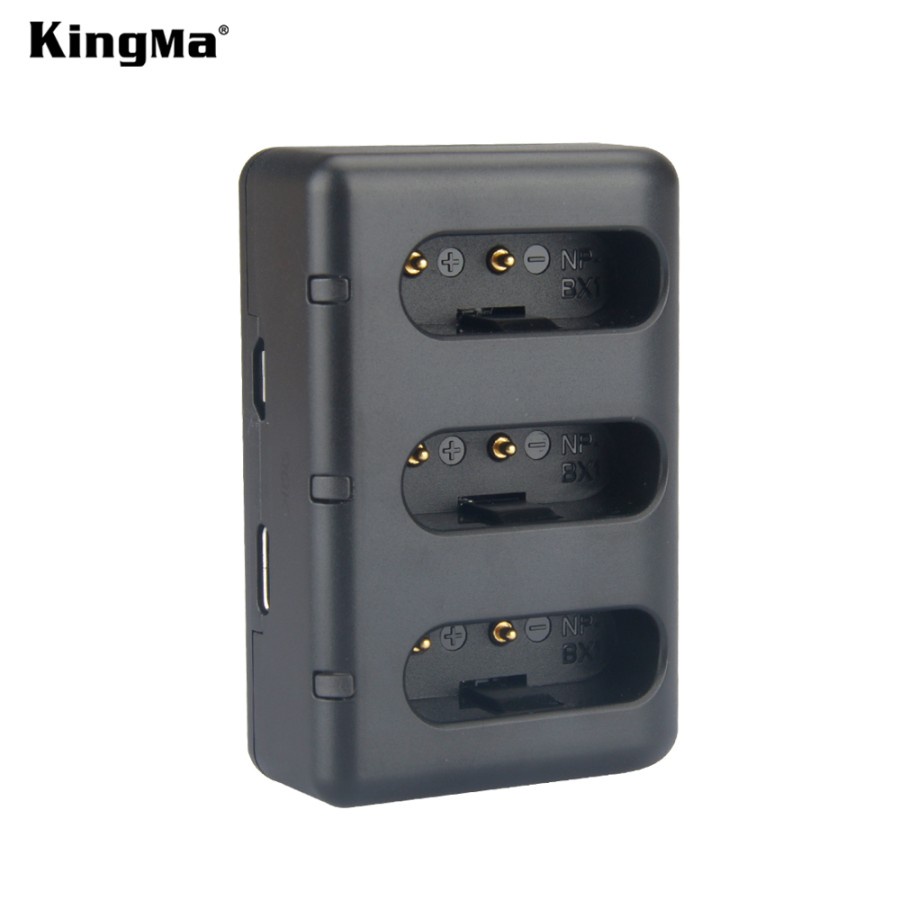 BATTERY KINGMA SONY NP-BX1 2 PACK WITH TRIPLE SLOT CHARGER