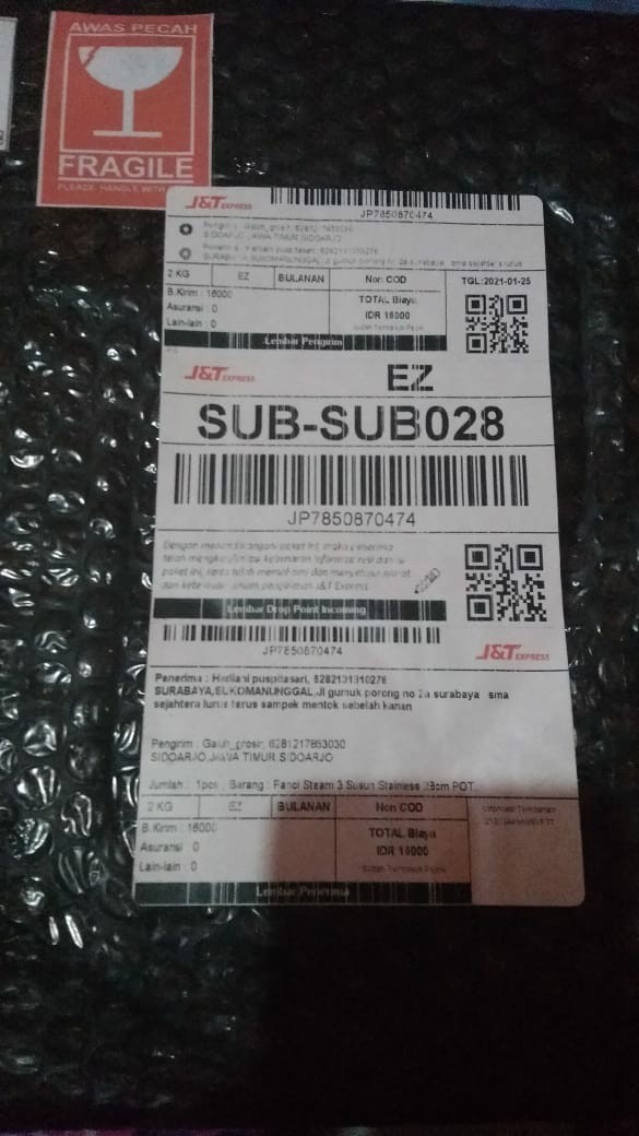 Panci Steam 3 Susun Stainless 28cm Pot