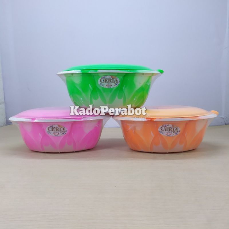 wadah saji plastik oval DC-VX5 - tempat saji plastik - mangkok saji