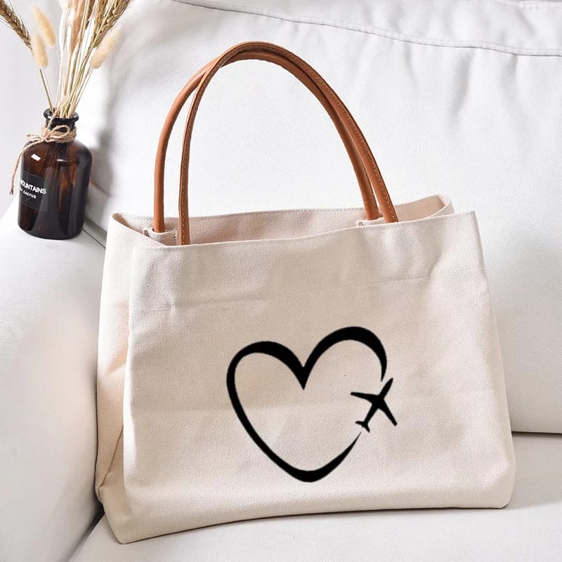 Tote Bag Big Wanita Gadis Remaja Love Hand Bag Tas Kerja Wanita Totebag Terbaru 2022