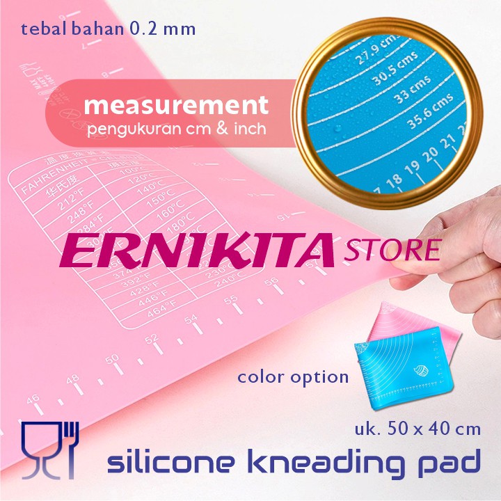 BAKING MAT ALAS ADONAN KUE SILICONE - Silikon Anti Lengket