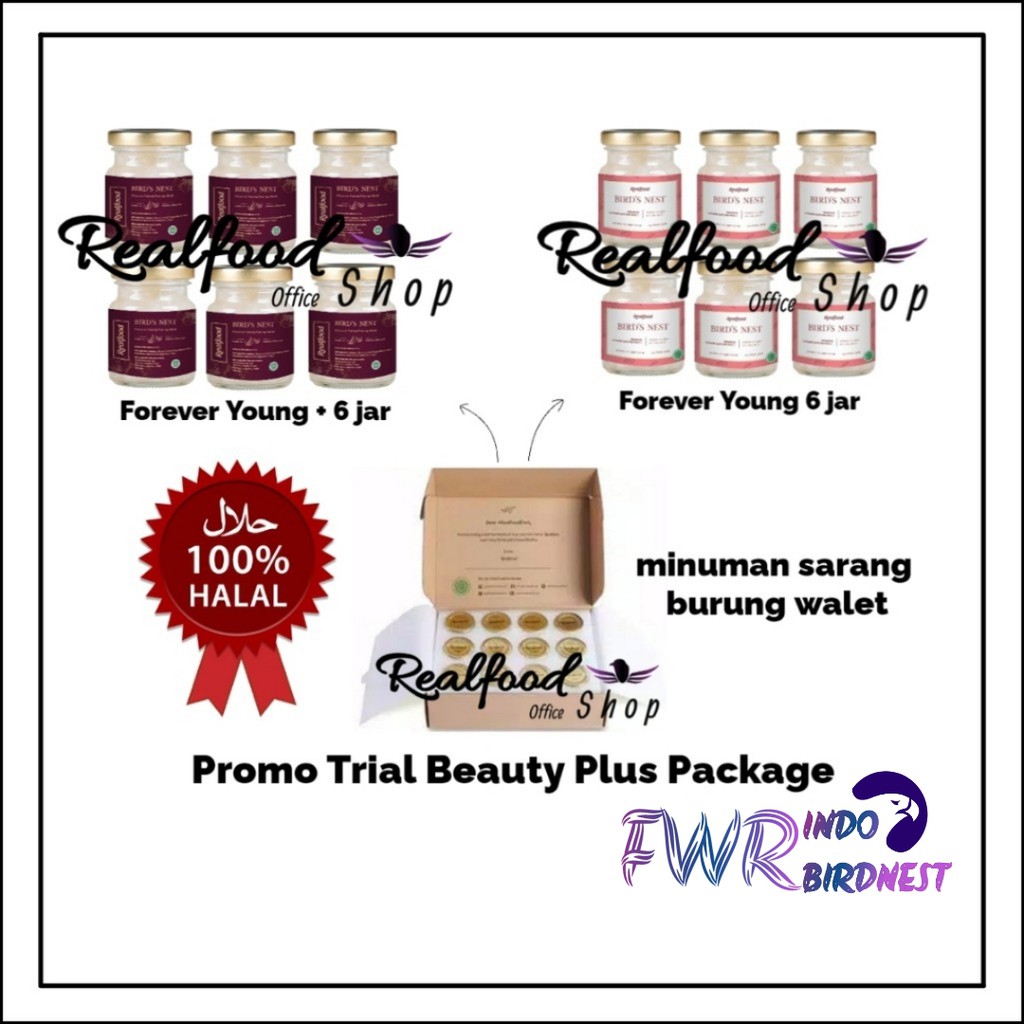 

Realfood Bundle Trial Forever Young Plus dan Forever Young - Beauty Plus Package Trial Minuman saran