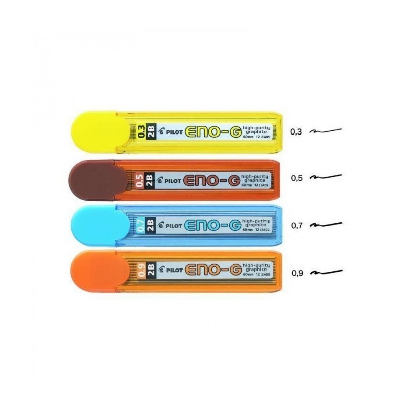 

Pilot - ENO-G 2B Pencil Lead 0.3 / 0.5 / 0.7 / 0.9 mm