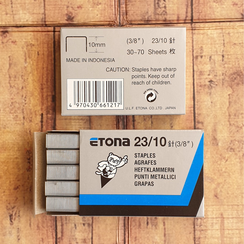 1Pack Kecil Isi Staples Etona 23/10 - Isi Staples Jilid Etona 2310