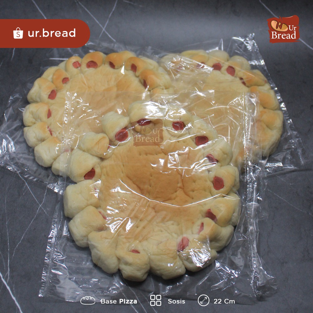 Roti Pizza Sosis Ukuran 22cm | Base Pizza Sosis 22cm