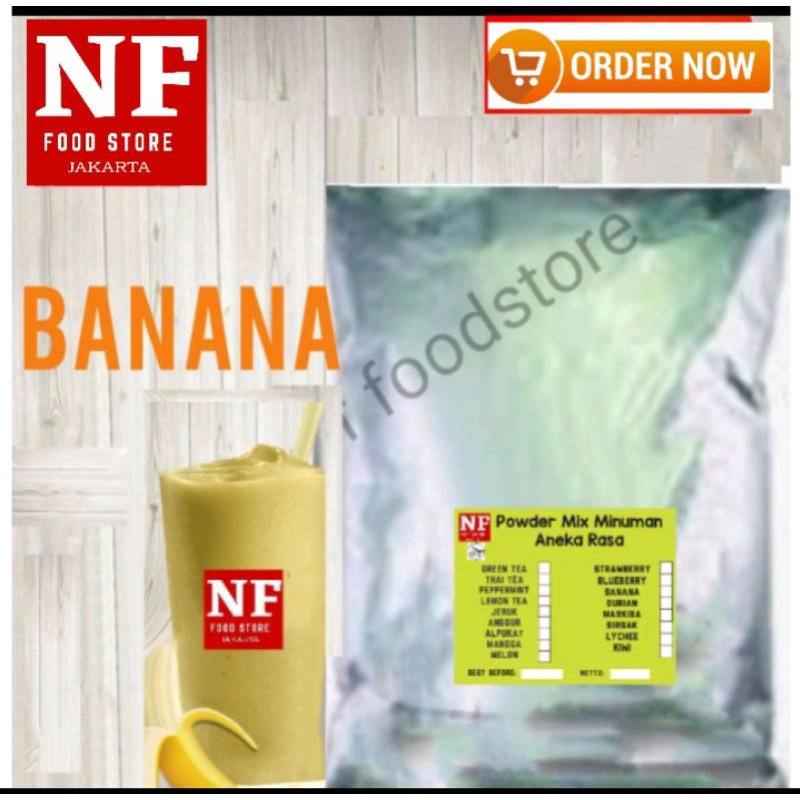 

BUBUK MINUMAN RASA PISANG / BANANA
